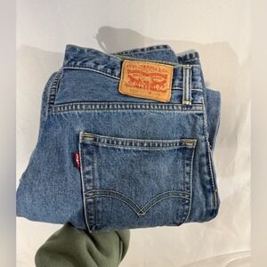 Levi's 550 Men's 34x30 100% Cotton Denim Jeans Western Blue Collar